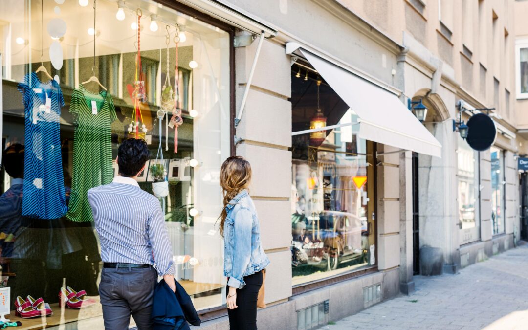 Awnings in a Commercial setting